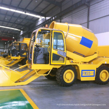 3 Cubic Meter Diesel Mobile Self-Loading Cement Mixer Vehicle for Sale